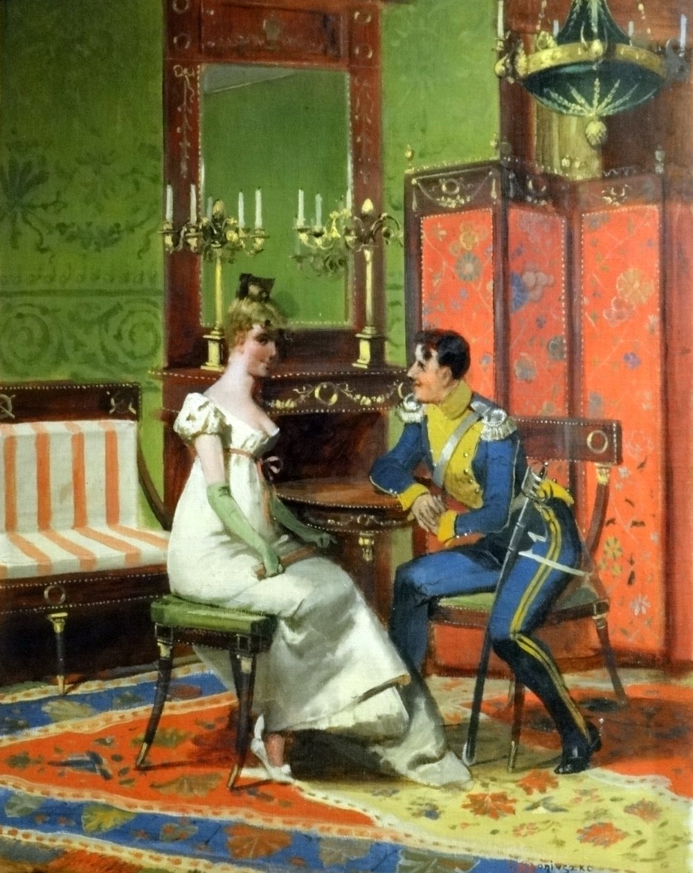 Jan Czesław Moniuszko, La cour du lancier - Jan Czesław Moniuszko