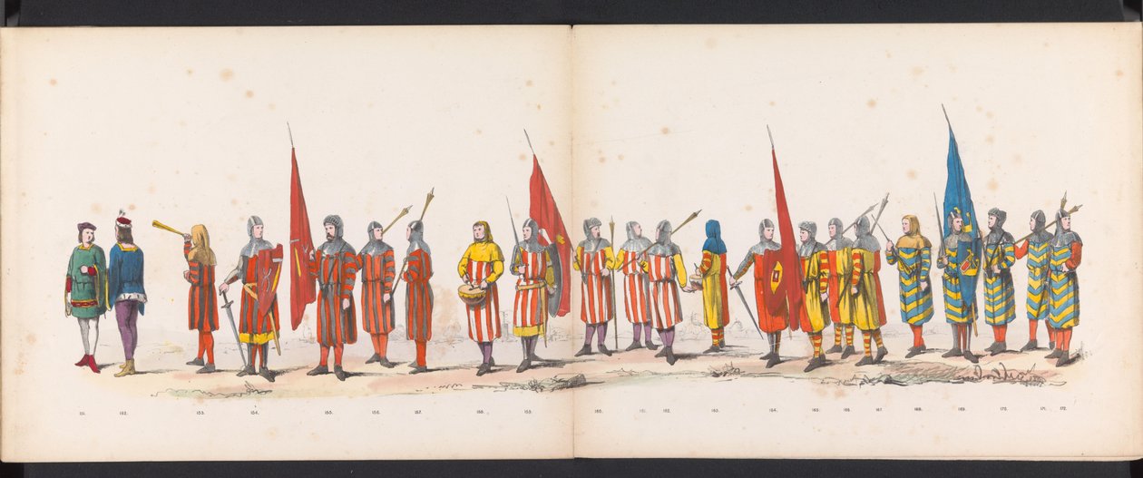 Mascarade des étudiants de Leyde, 1865 (pl. 13) - Jan Daniël Cornelis Carel Willem baron de Constant Rebecque