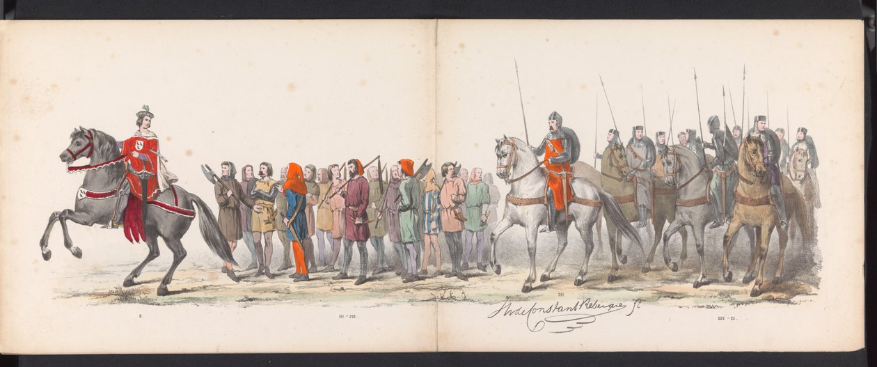 Mascarade des étudiants de Leyde, 1865 (pl. 15) - Jan Daniël Cornelis Carel Willem baron de Constant Rebecque