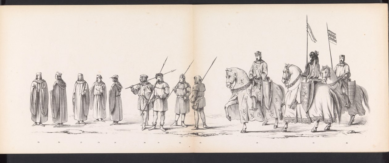 Mascarade des étudiants de Leyde, 1865 (pl. 3) - Jan Daniël Cornelis Carel Willem baron de Constant Rebecque