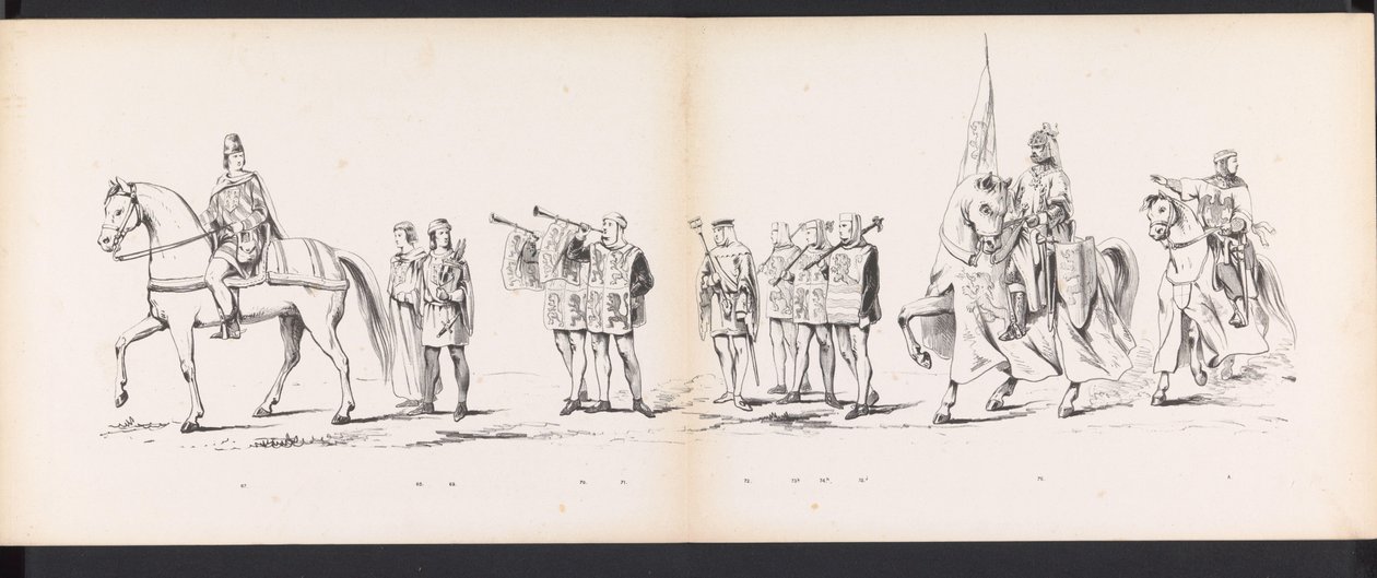 Mascarade des étudiants de Leyde, 1865 (plaque 6) - Jan Daniël Cornelis Carel Willem baron de Constant Rebecque