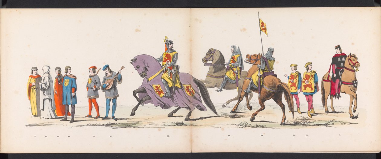 Mascarade des étudiants de Leyde, 1865 (plaque 8) - Jan Daniël Cornelis Carel Willem baron de Constant Rebecque