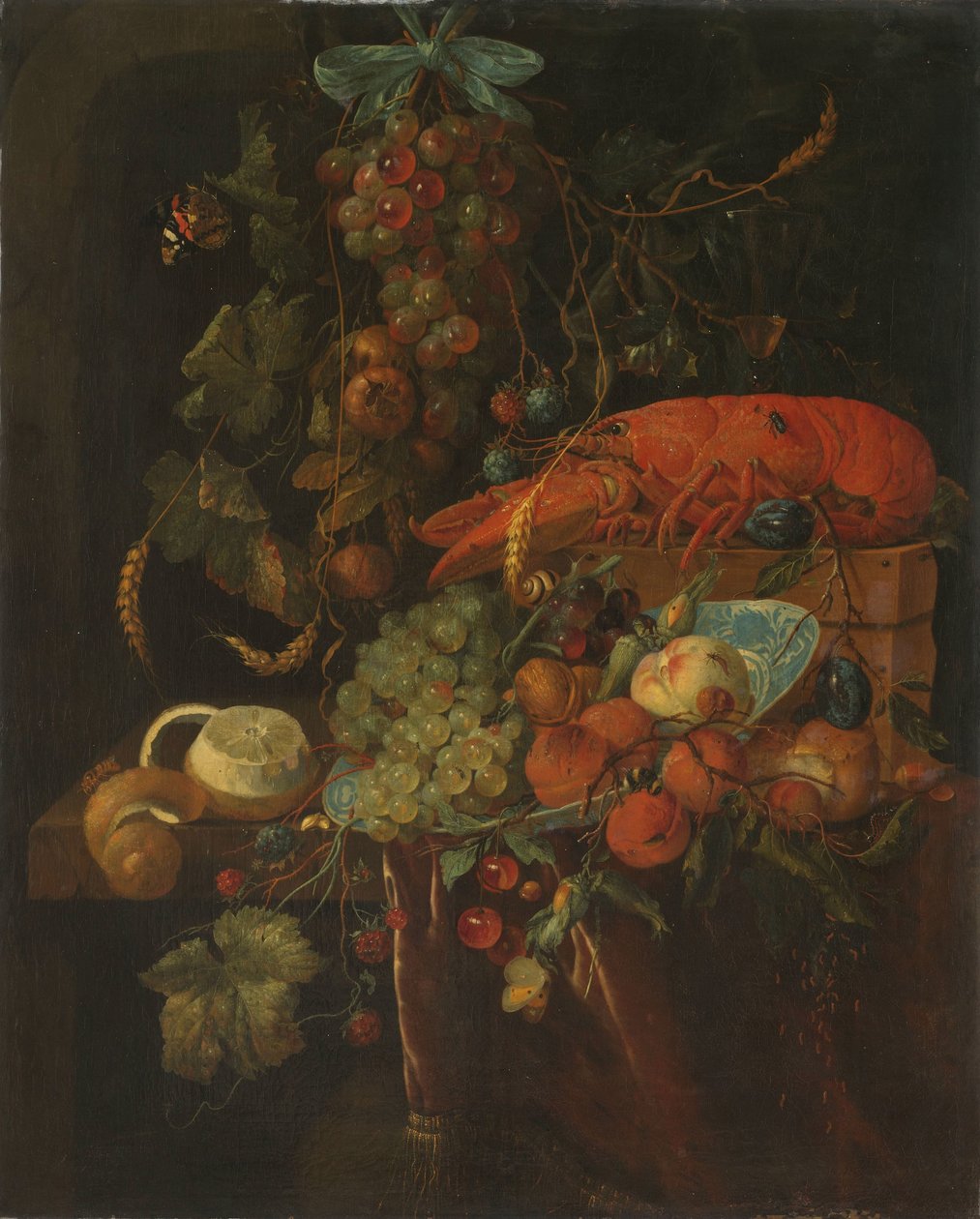 Nature morte avec fruits et homard - Jan Davidsz. de Heem (copy after)