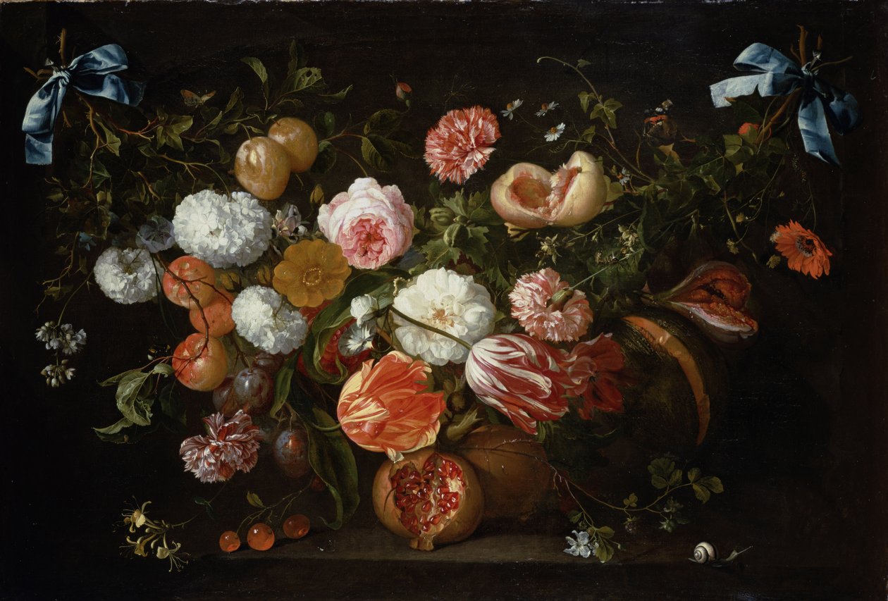 Une guirlande de fleurs - Jan Davidsz de Heem