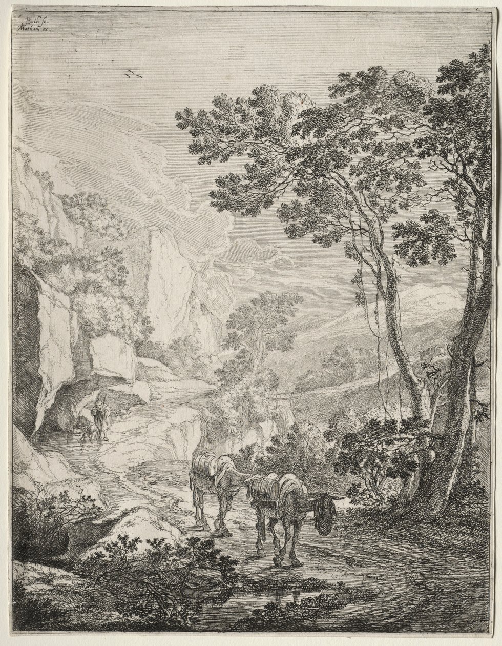 Les Deux Mules. Rocca Aquatico près d