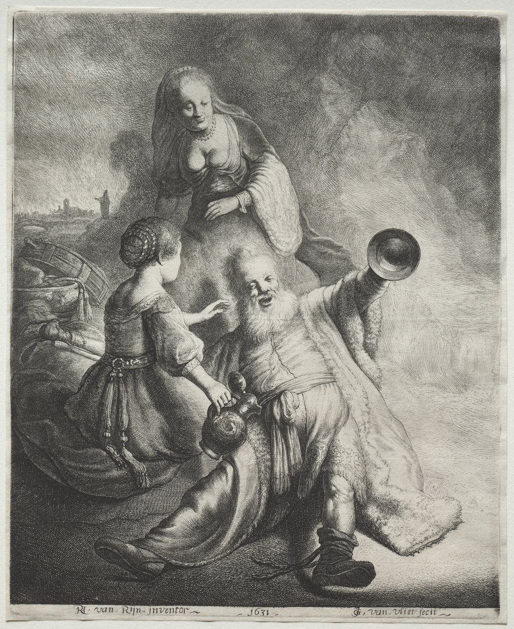 Loth et ses filles - Jan Georg van Vliet