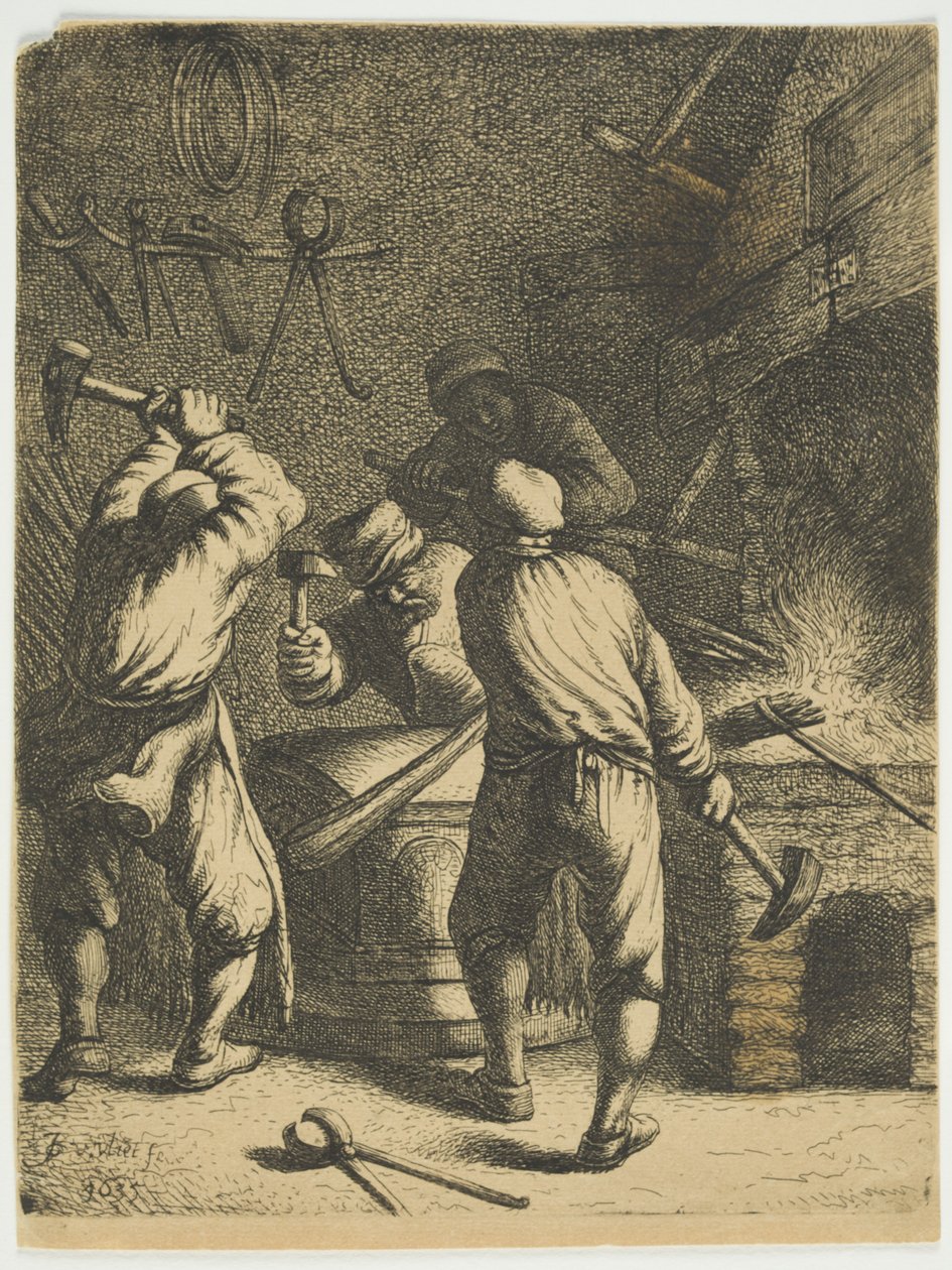 La forge, 1630-35 - Jan Georg van Vliet