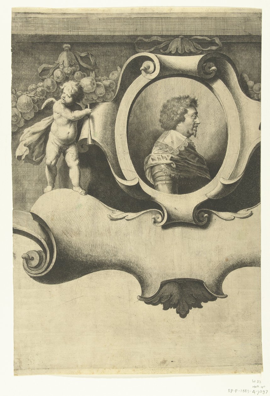 Siège de Breda (feuille avec portrait de Frédéric-Henri), 1637 - Jan Gerritsz. van Bronckhorst