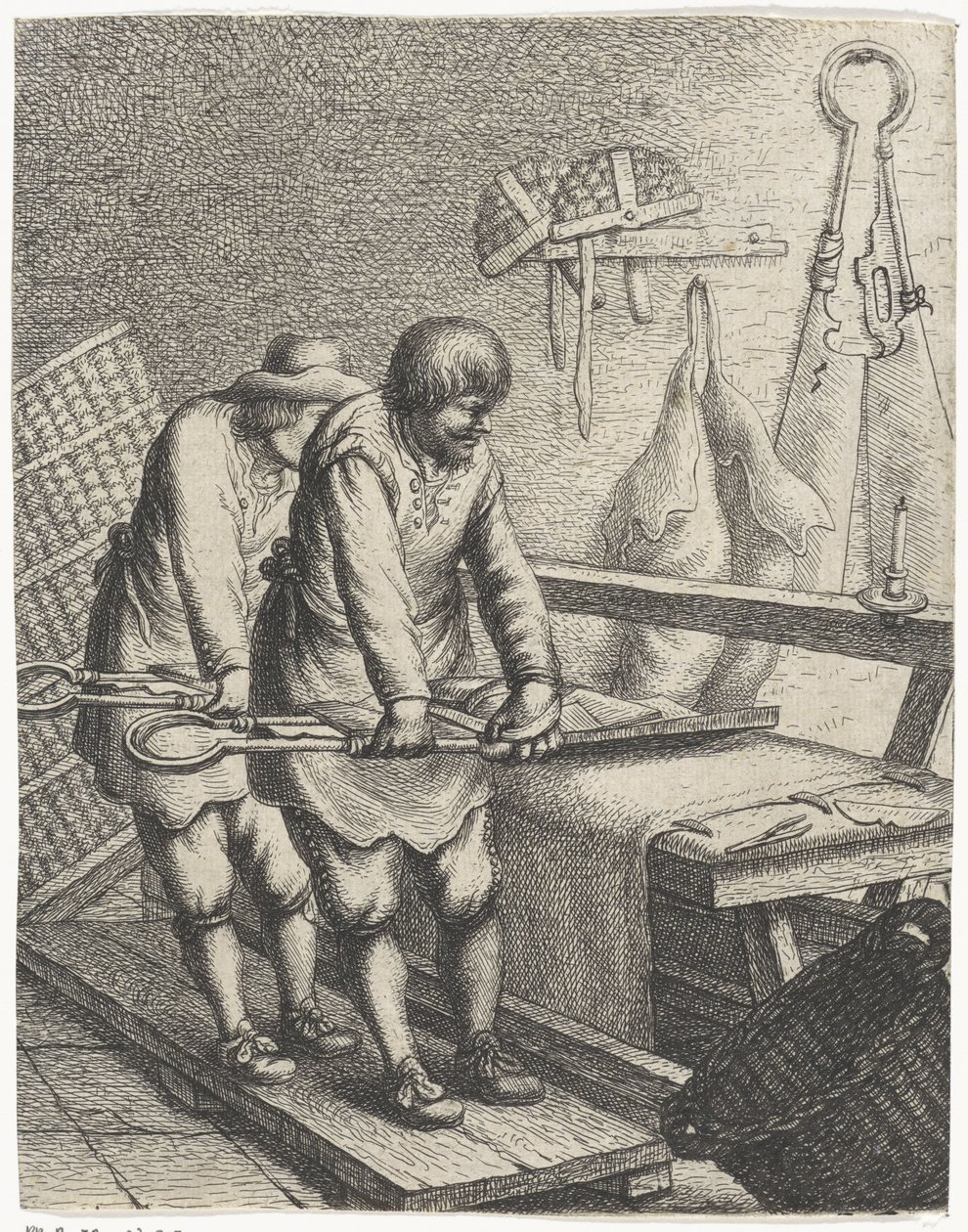 Tondeurs de draps - Jan Gillisz. van Vliet