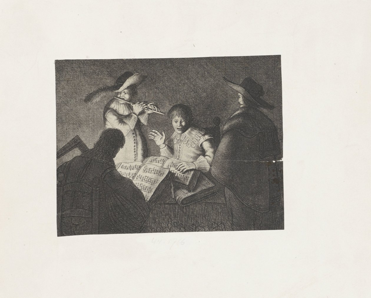 Groupe de musiciens (Les cinq sens) - Jan Gillisz. van Vliet