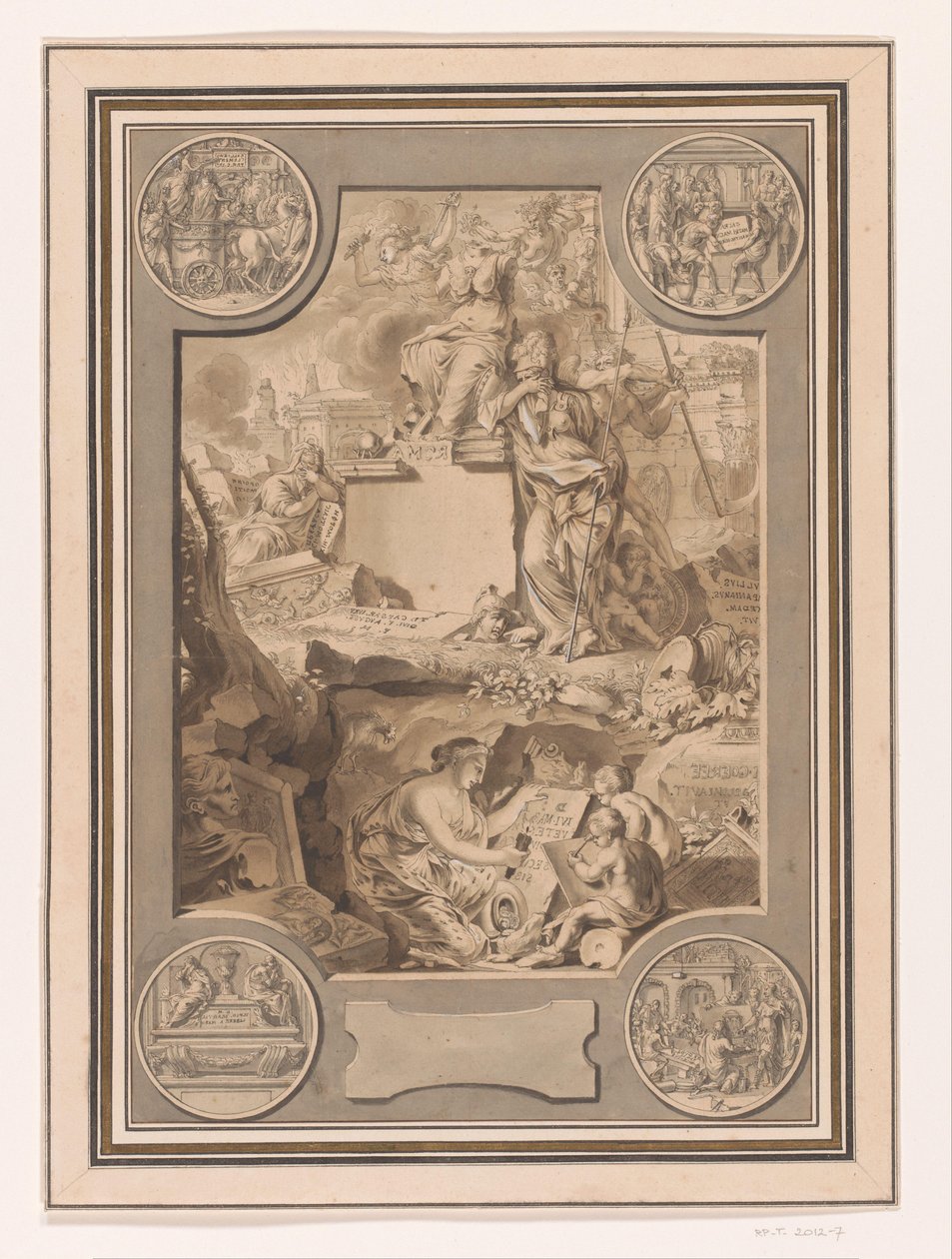 Frontispice du Corpus Inscriptionum - Jan Goeree