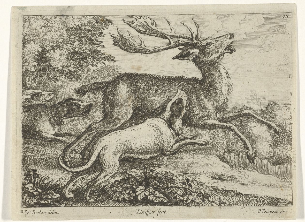 Chasse au cerf - Jan Griffier (I)