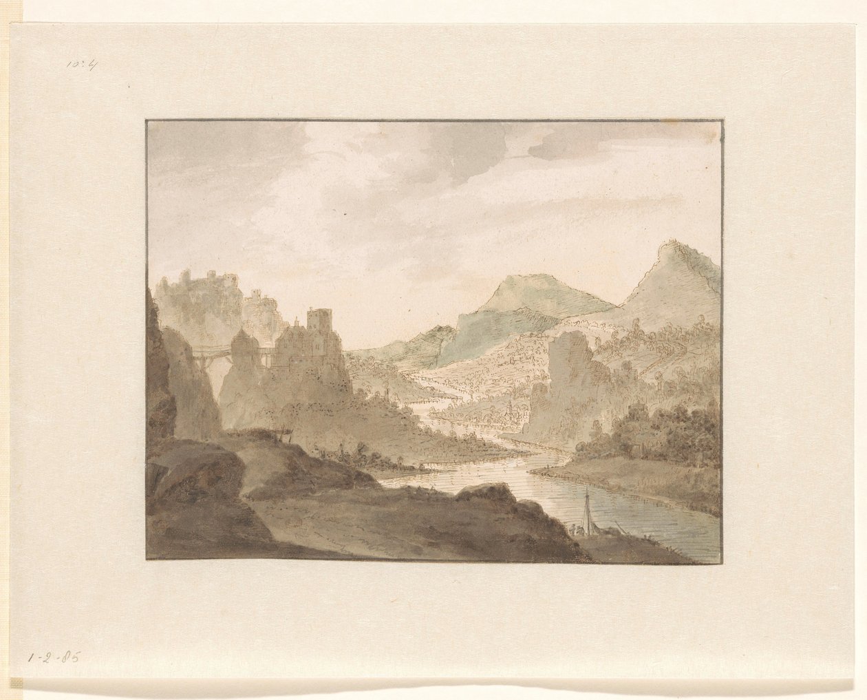 Paysage fluvial - Jan Griffier (I)