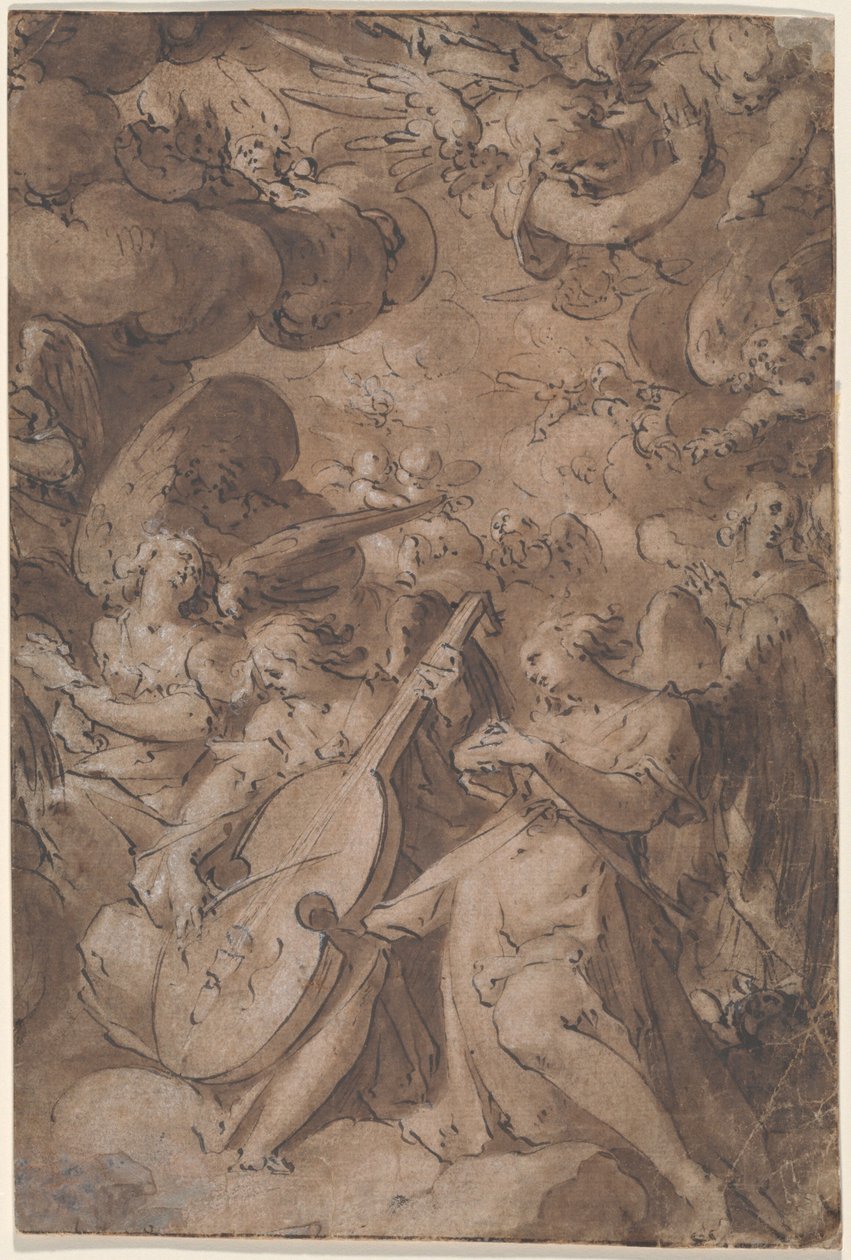 Les anges dans la gloire - Jan Harmensz Muller