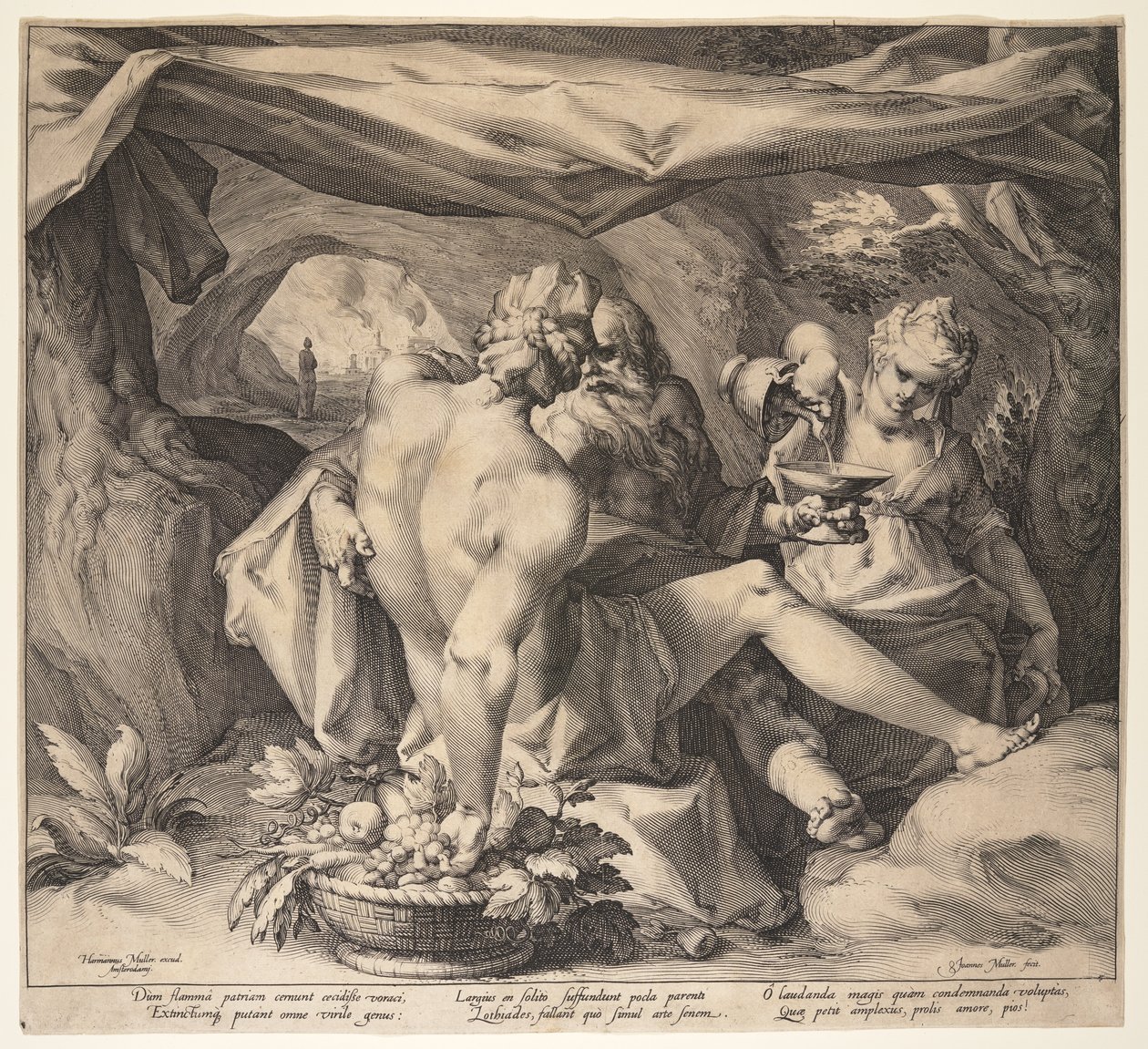 Lot et ses filles - Jan Harmensz. Muller