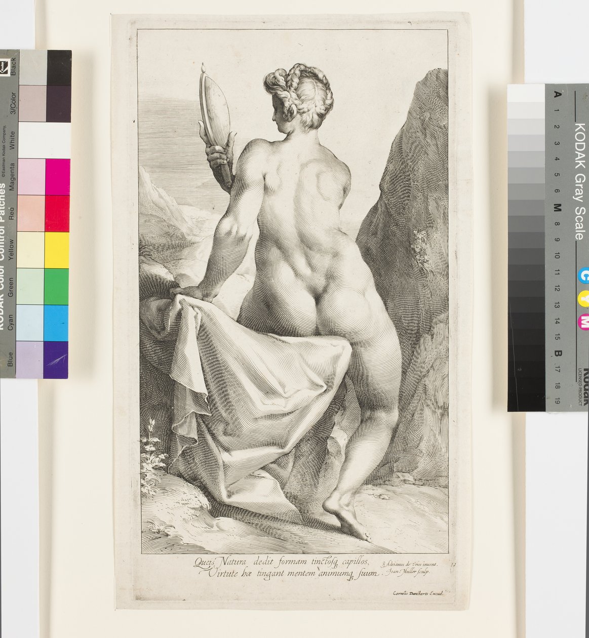 La Prudence se regardant dans un miroir - Jan Harmensz Muller