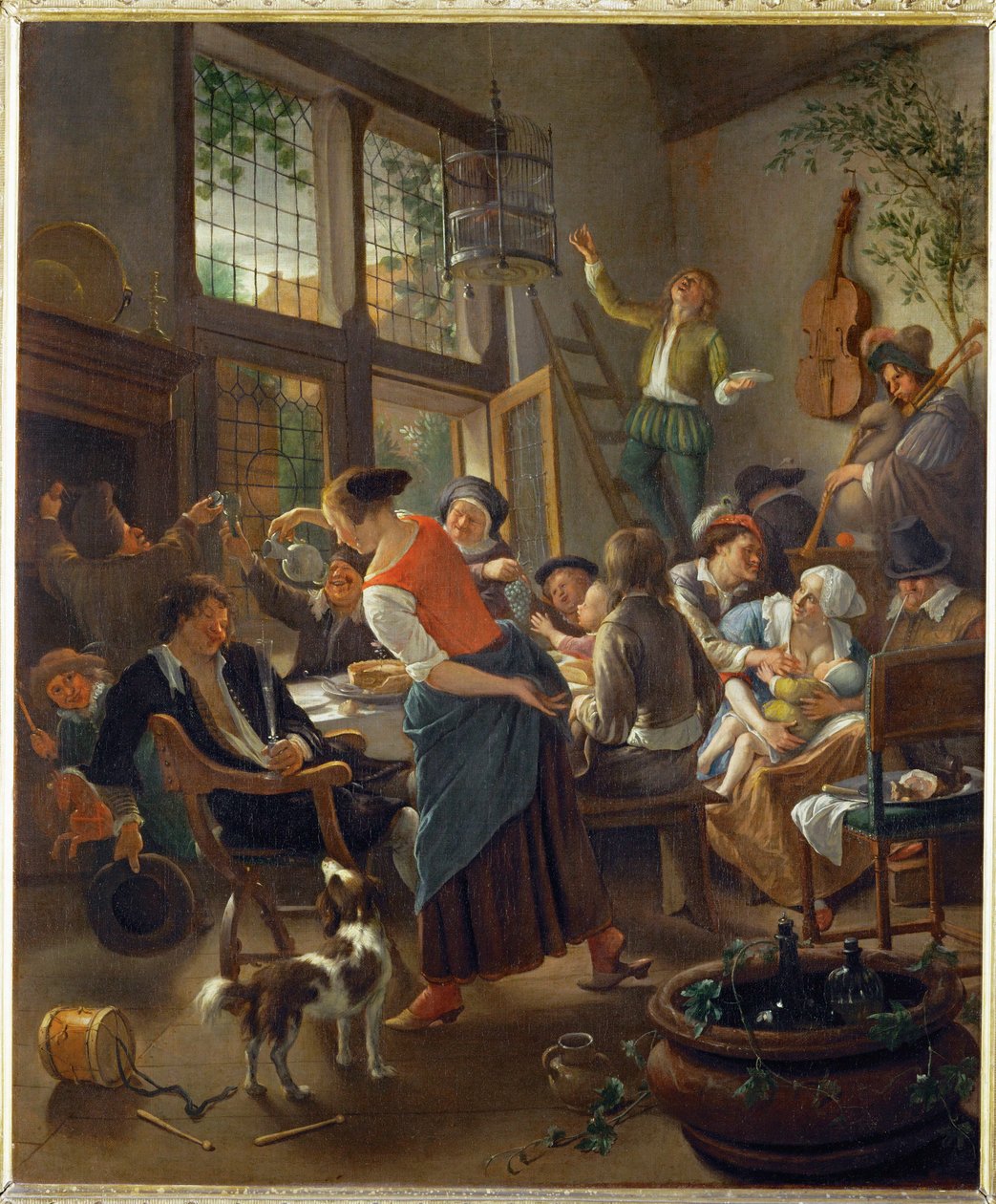Un dîner en famille ... - Jan Havicksz. Steen