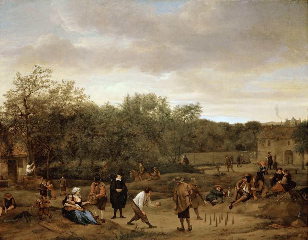Paysans jouant aux quilles - Jan Havicksz. Steen