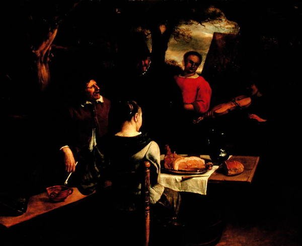Le Repas ou Le Jeune Violoniste, c.1650-60 - Jan Havicksz. Steen