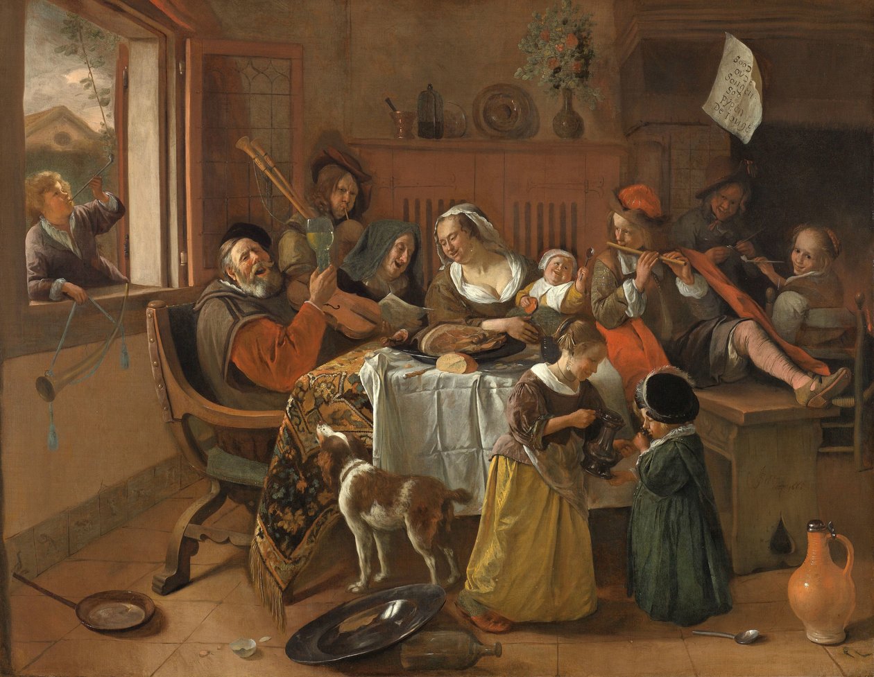 La joyeuse famille - Jan Havicksz. Steen