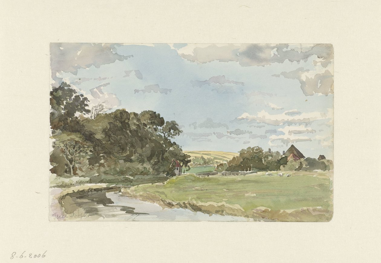 Paysage sur Texel - Jan Hoynck van Papendrecht