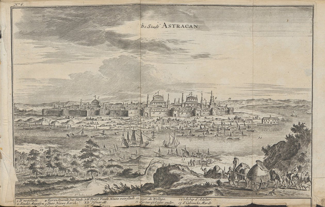 Astrakhan De : Drie aanmerkelyke reizen, 1675 - Jan Jansz. Struys