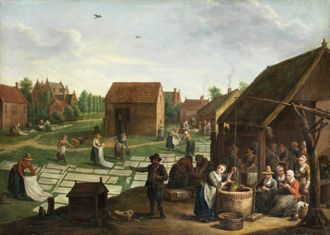 Jan Josef Horemans (II) Bleachfield - Jan Josef Horemans the Younger