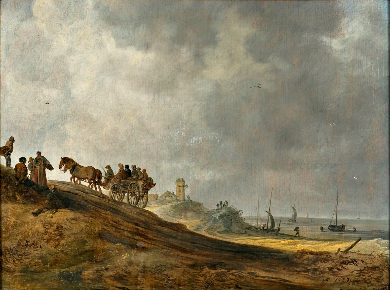 Image de plage - Jan Josephsz van Goyen