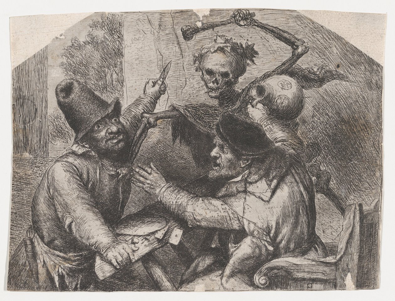 La mort et les joueurs de cartes - Jan Lievens
