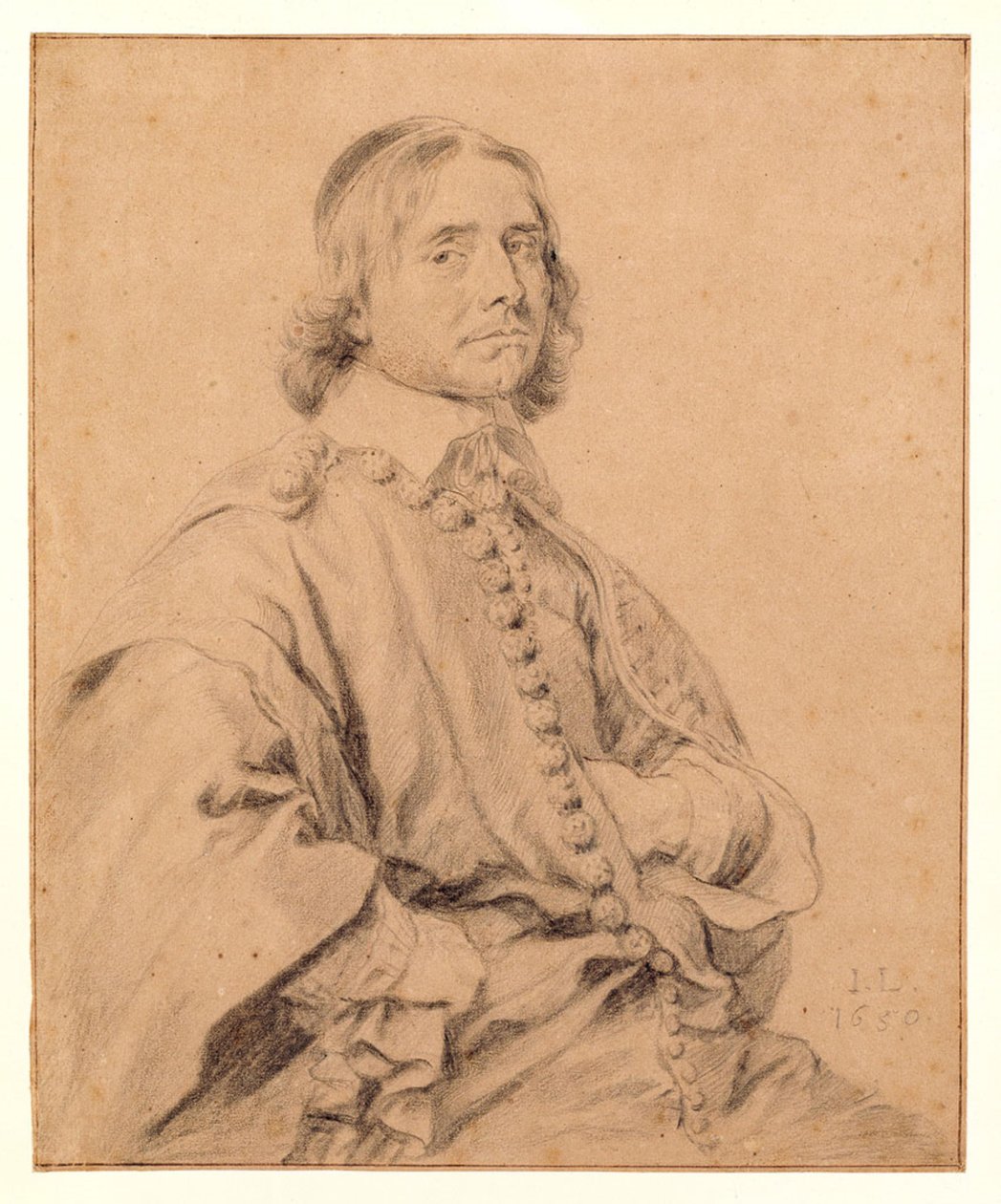 Portrait, prétendument de Johannes Wtenbogaert - Jan Lievens
