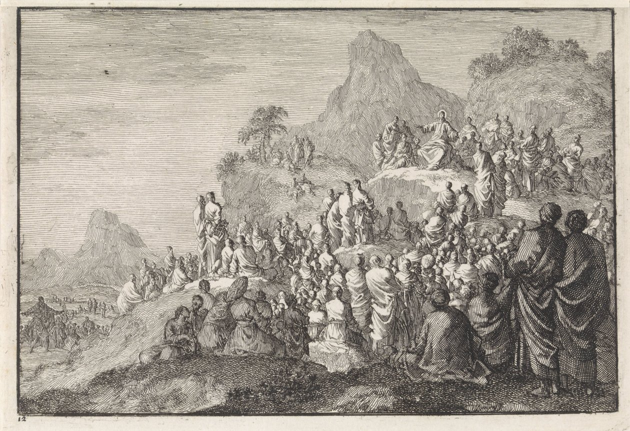 Sermon sur la montagne - Jan Luyken