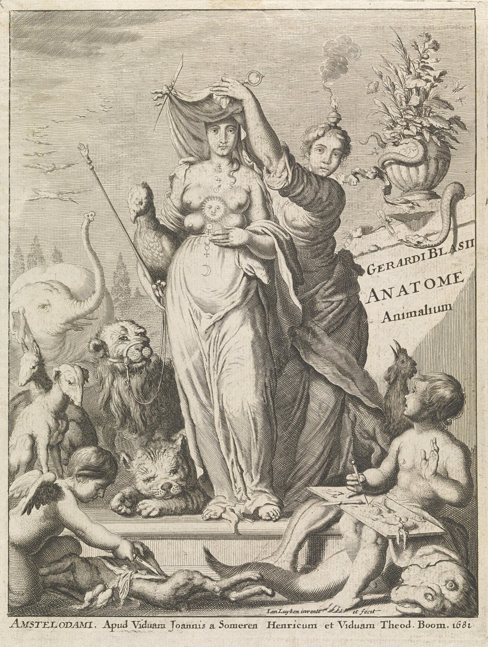 Gerardi Blasii, Anatomie des animaux - Jan Luyken