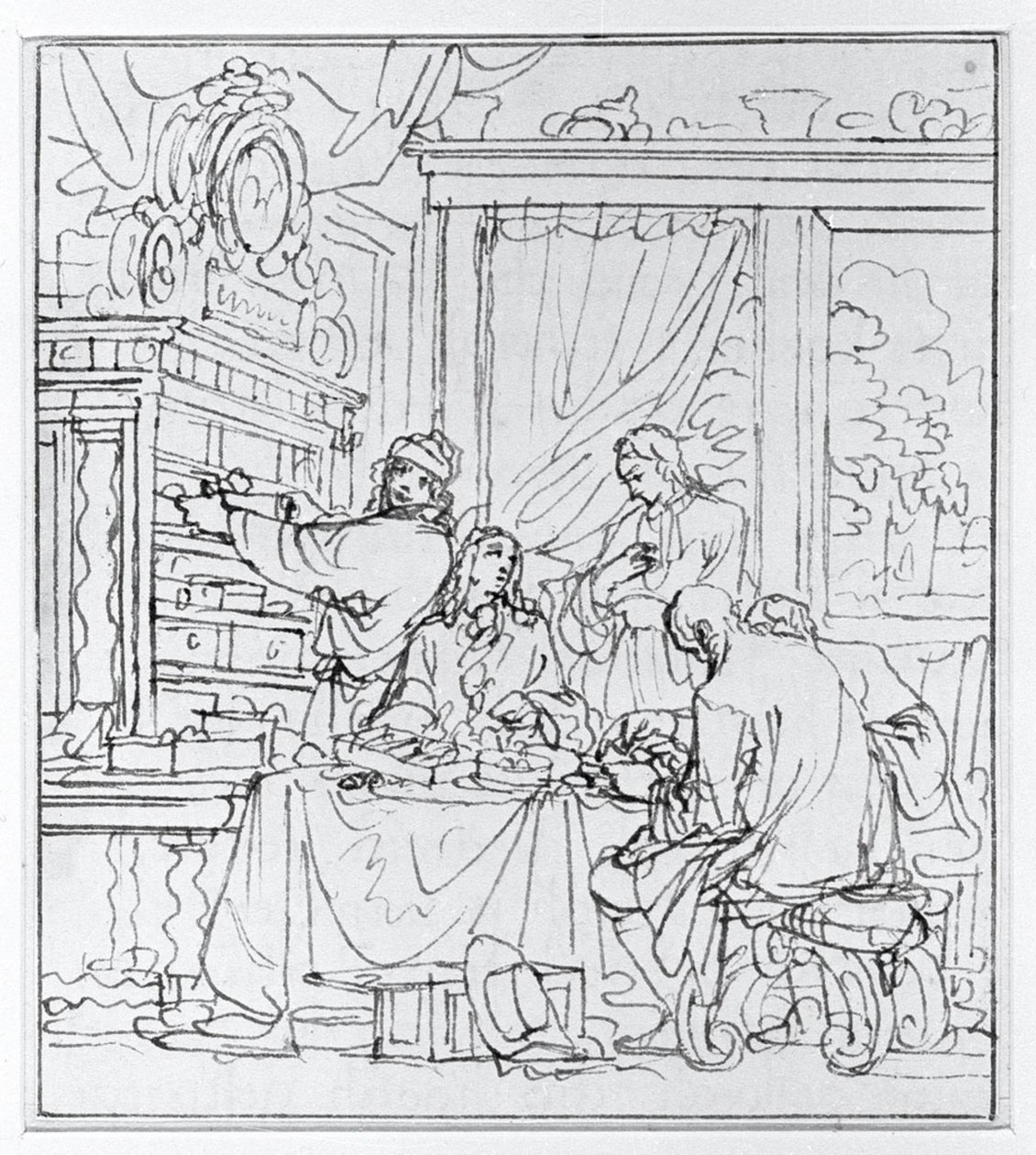 Le cabinet - Jan Luyken