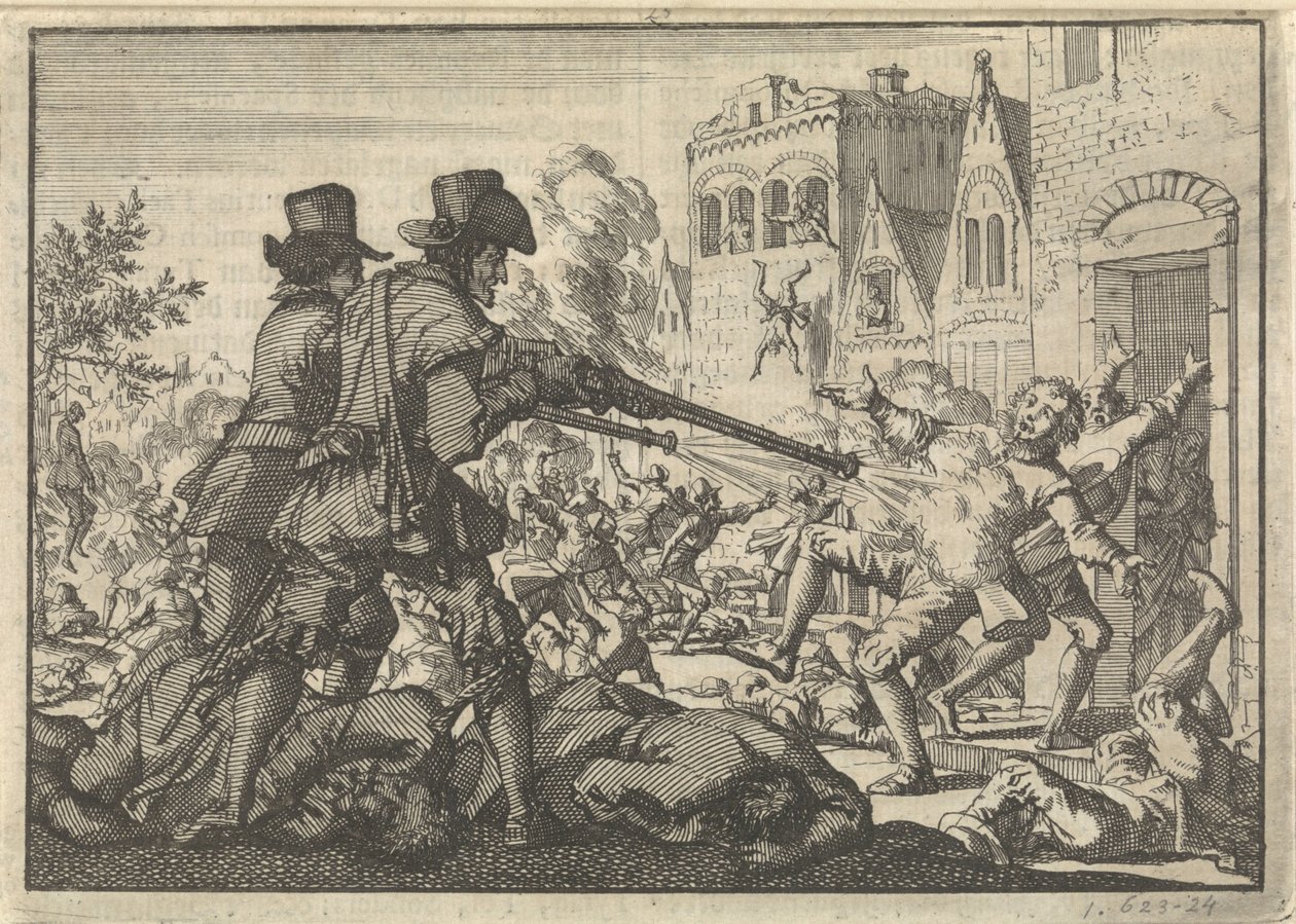 Massacre des réformés à Tirano, 1620 - Jan Luyken