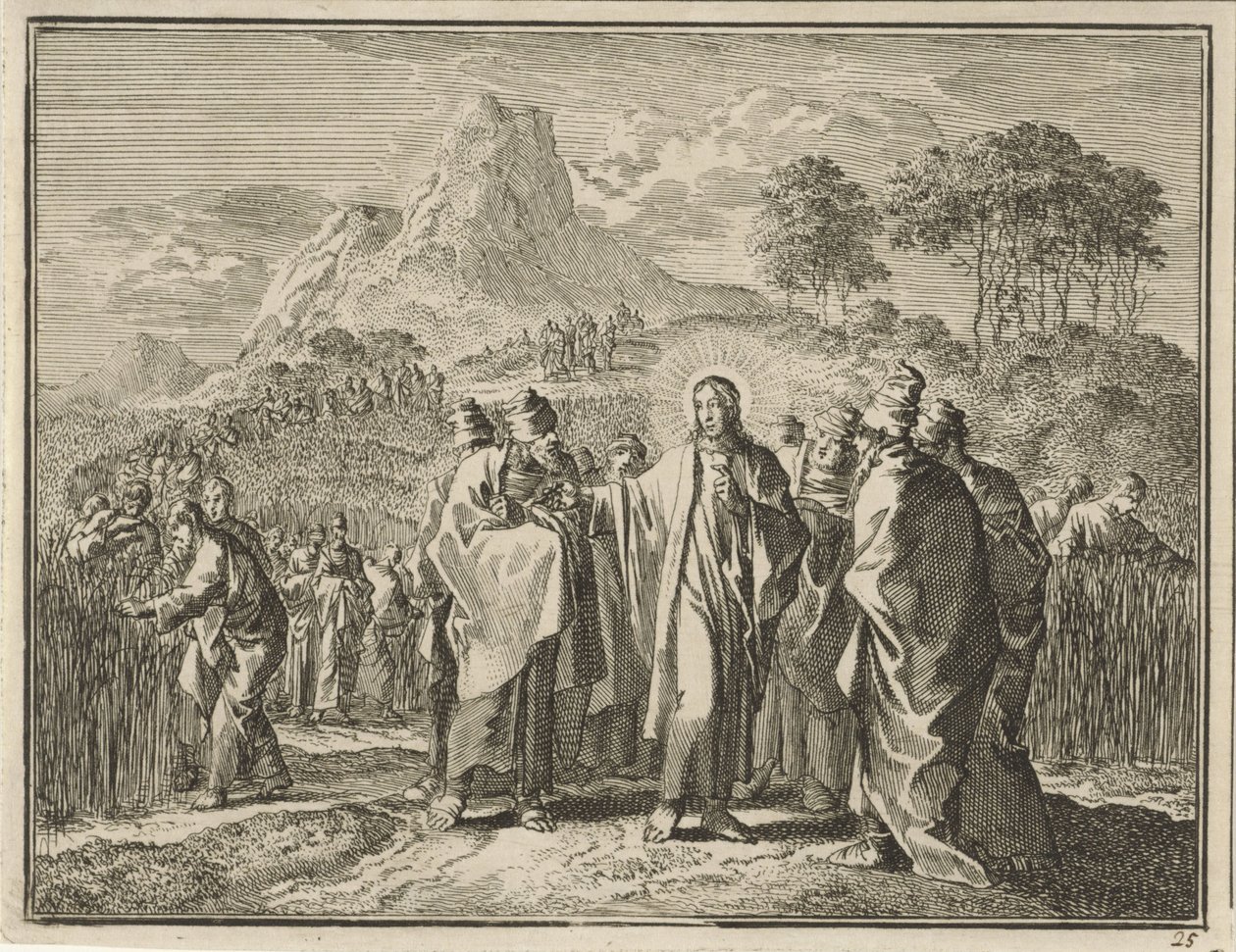 Cueillir des épis le jour du sabbat - Jan Luyken