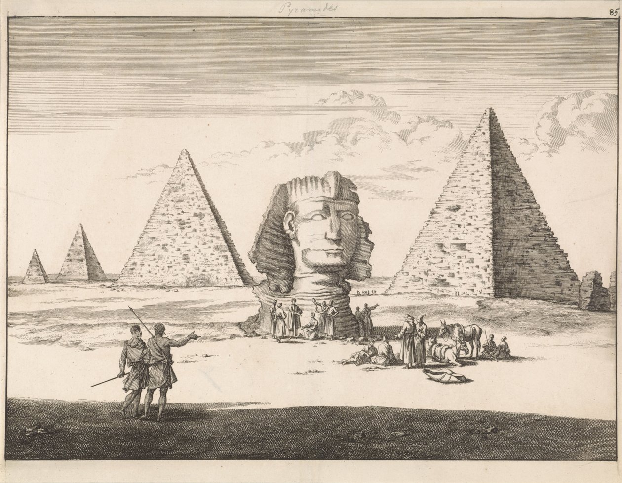 Pyramides et Sphinx de Gizeh - Jan Luyken