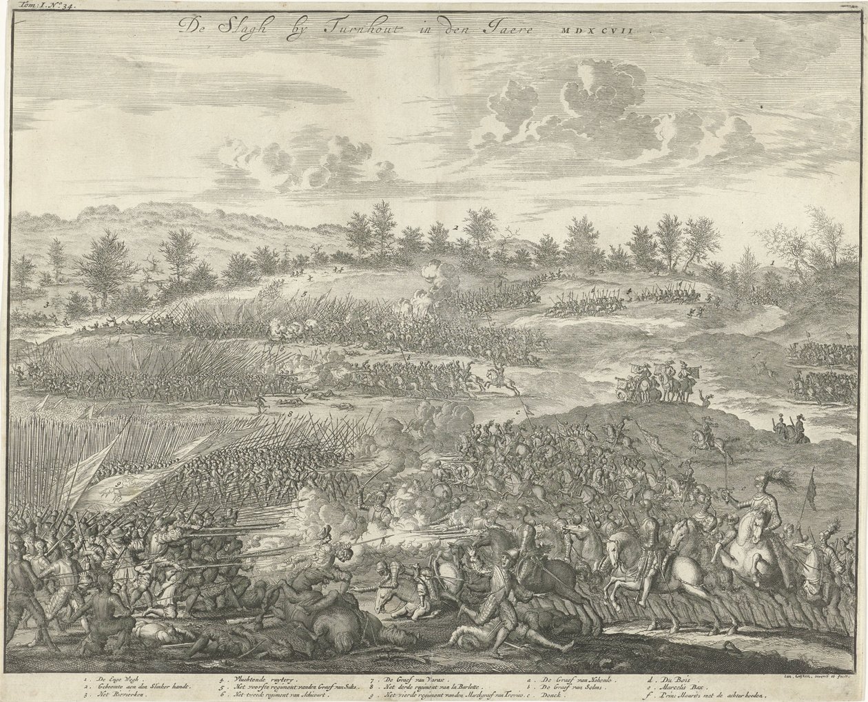 Bataille de Turnhout, 1597 - Jan Luyken