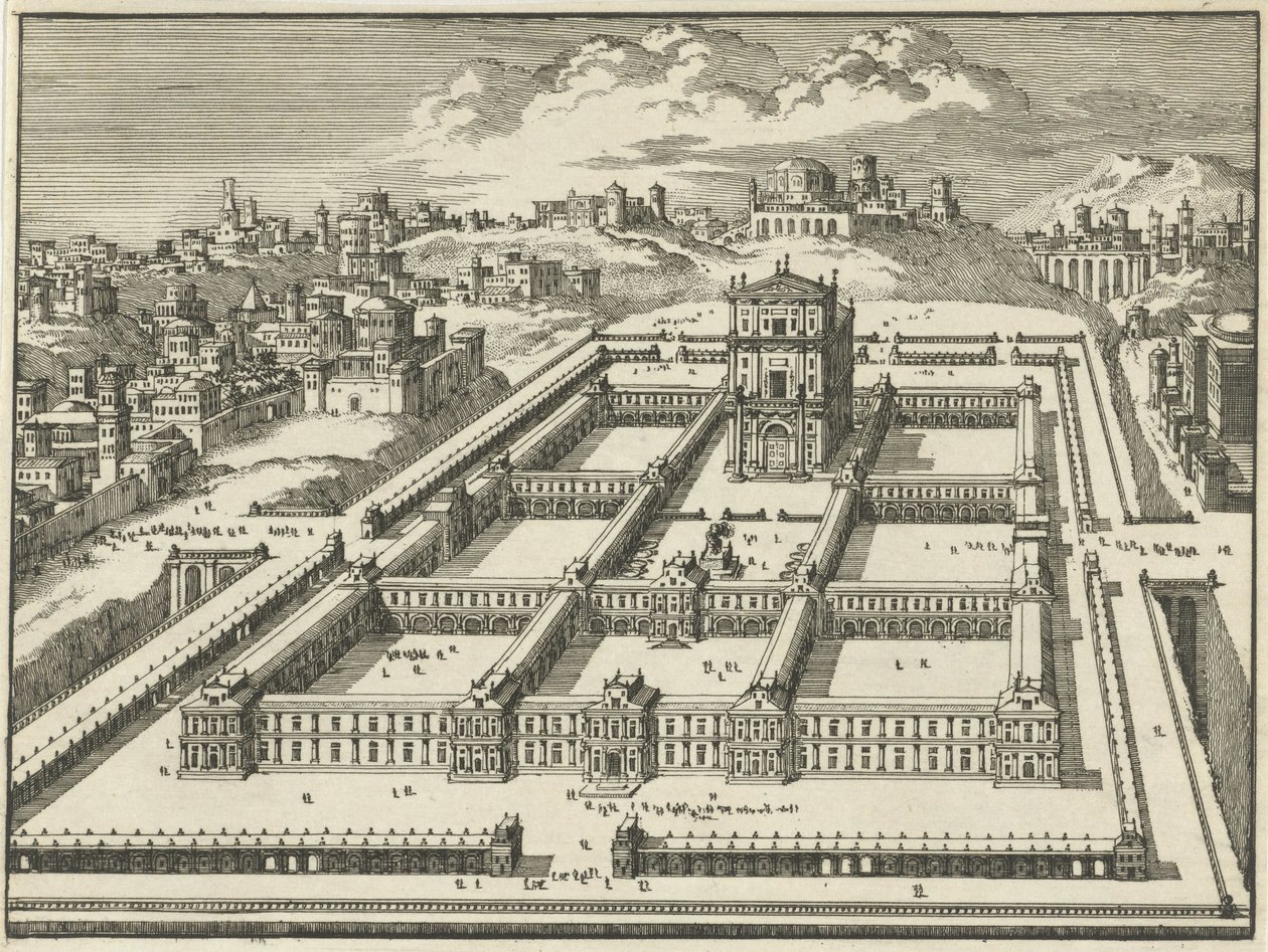 Temple de Salomon, Jérusalem (variante B) - Jan Luyken