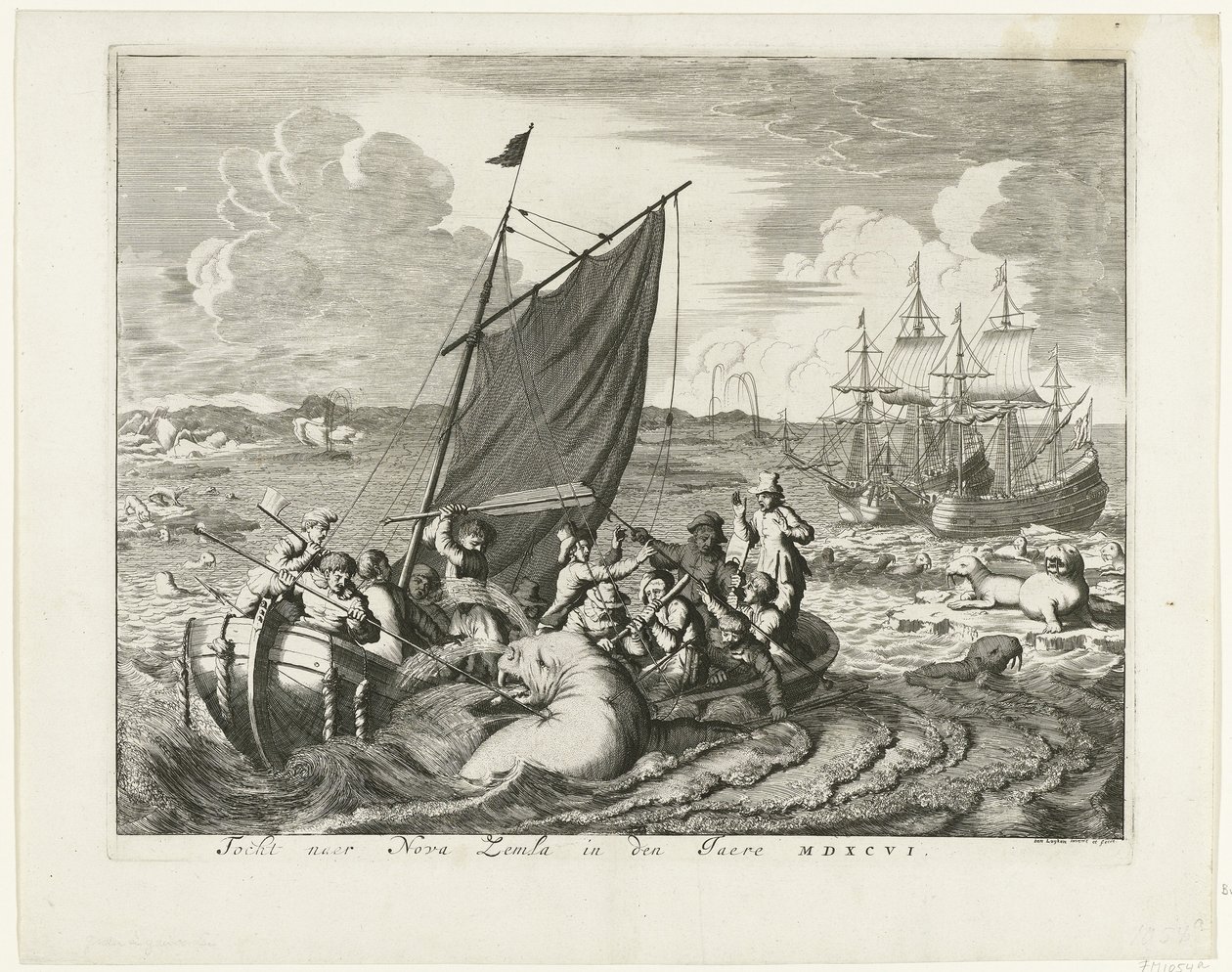 Le voyage à Novaya Zemlya en 1596, 1679-1681 - Jan Luyken
