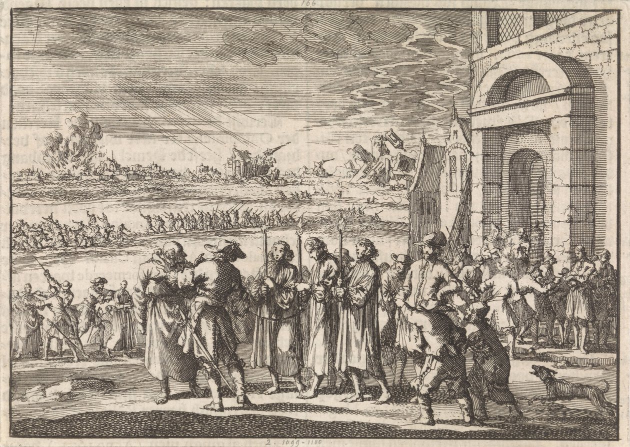 Persécution des protestants en France, 1672 - Jan Luyken