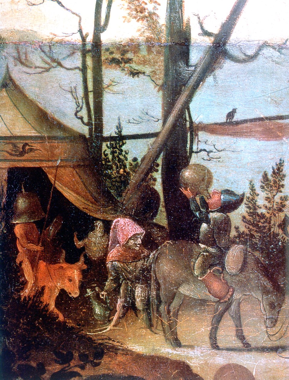 Scène de paysage, légende de Saint Christophe