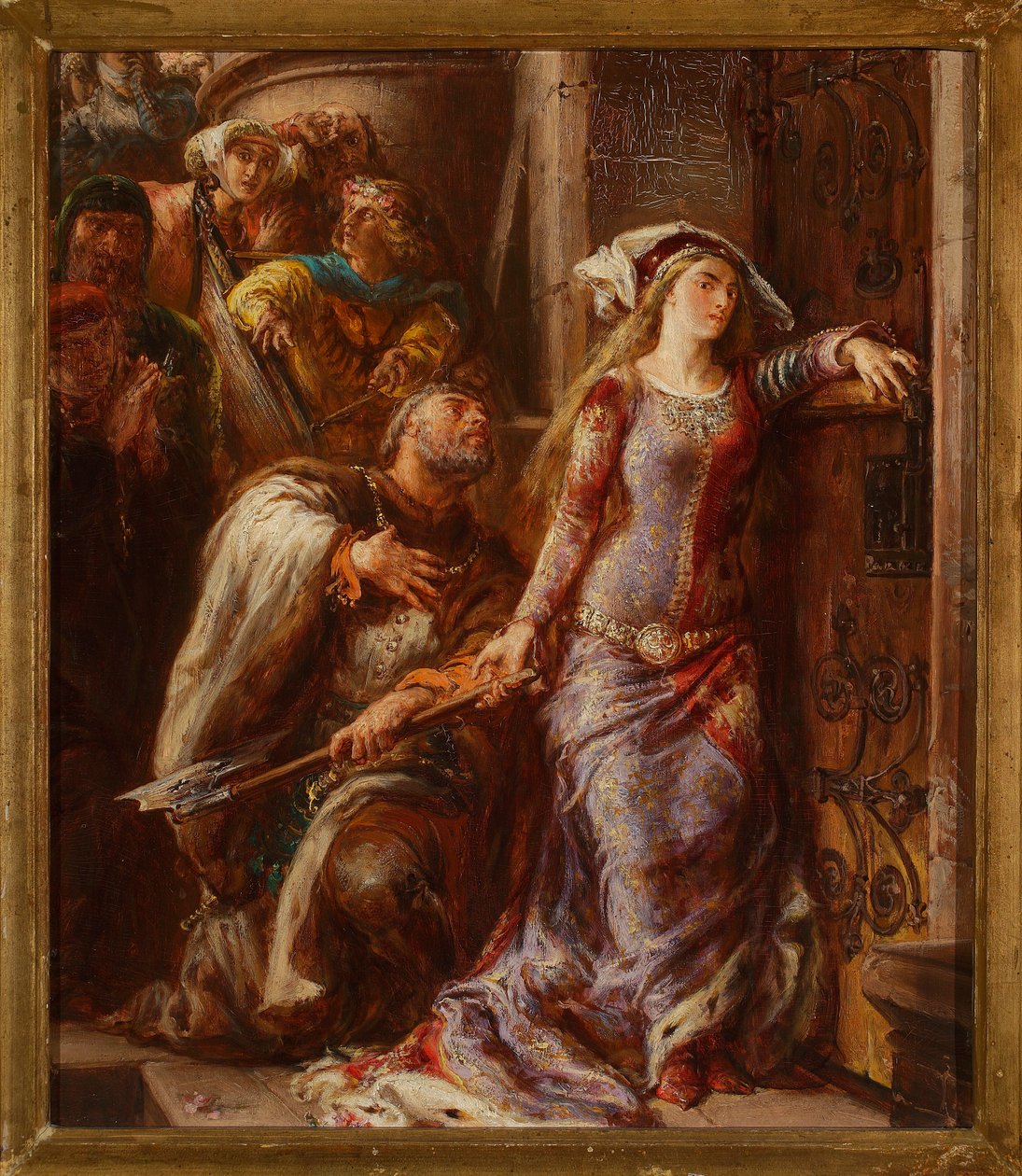 La reine Jadwiga et Dymitr de Goraj - Jan Matejko
