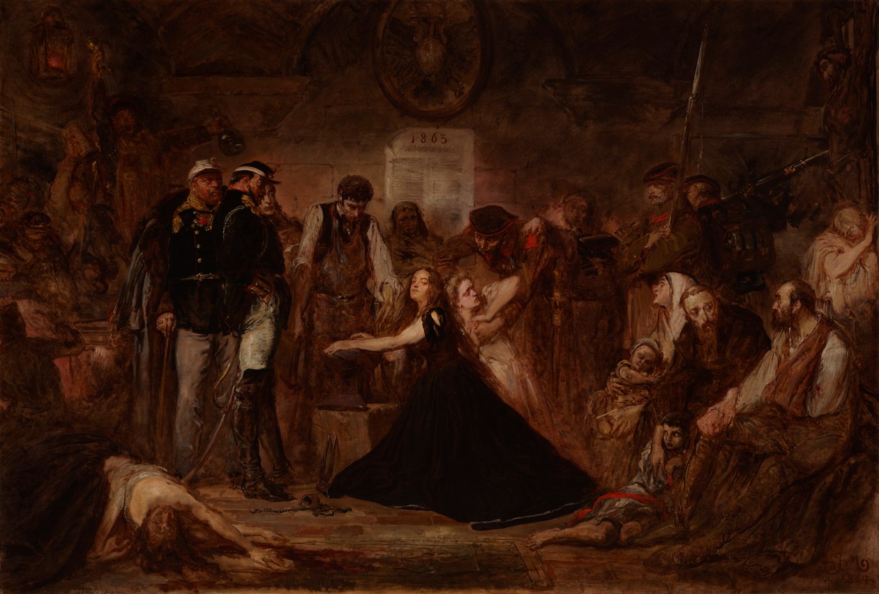 Polonia 1863 (Pologne enchaînée) - Jan Matejko