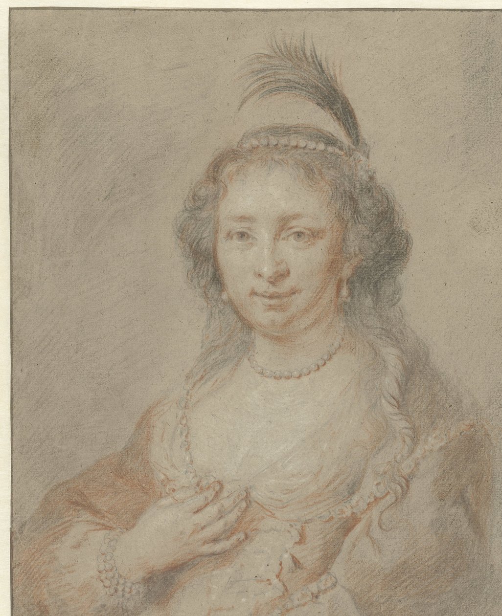 Portrait de Sara van Baerle, épouse de Philips van Dorp - Jan Maurits Quinkhard