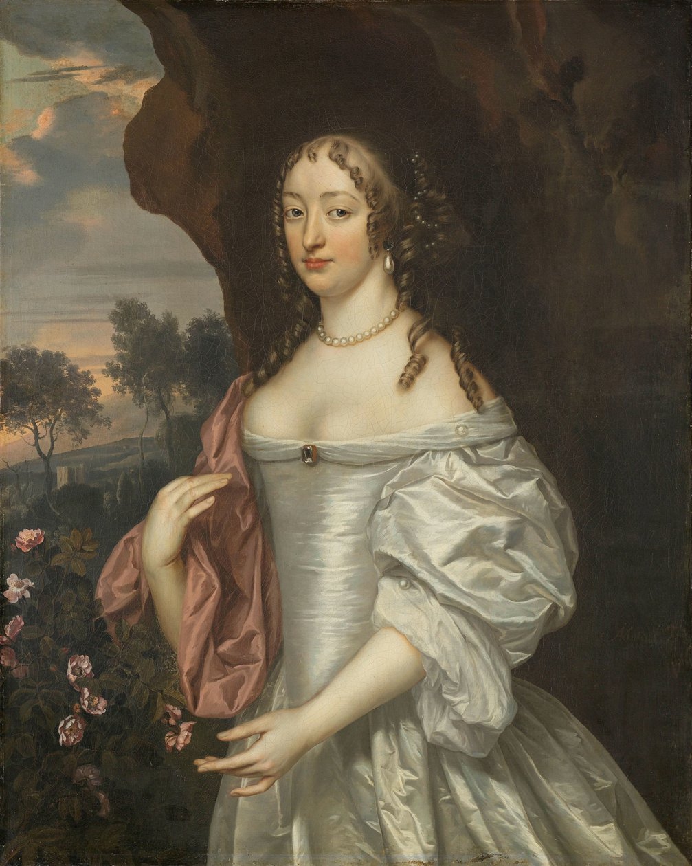 Portrait de Jacoba van Orliens, épouse de Jacob de Witte de Haamstede - Jan Mijtens