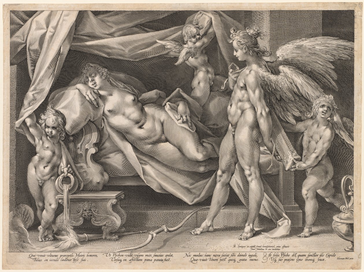 Cupidon et Psyché - Jan Muller