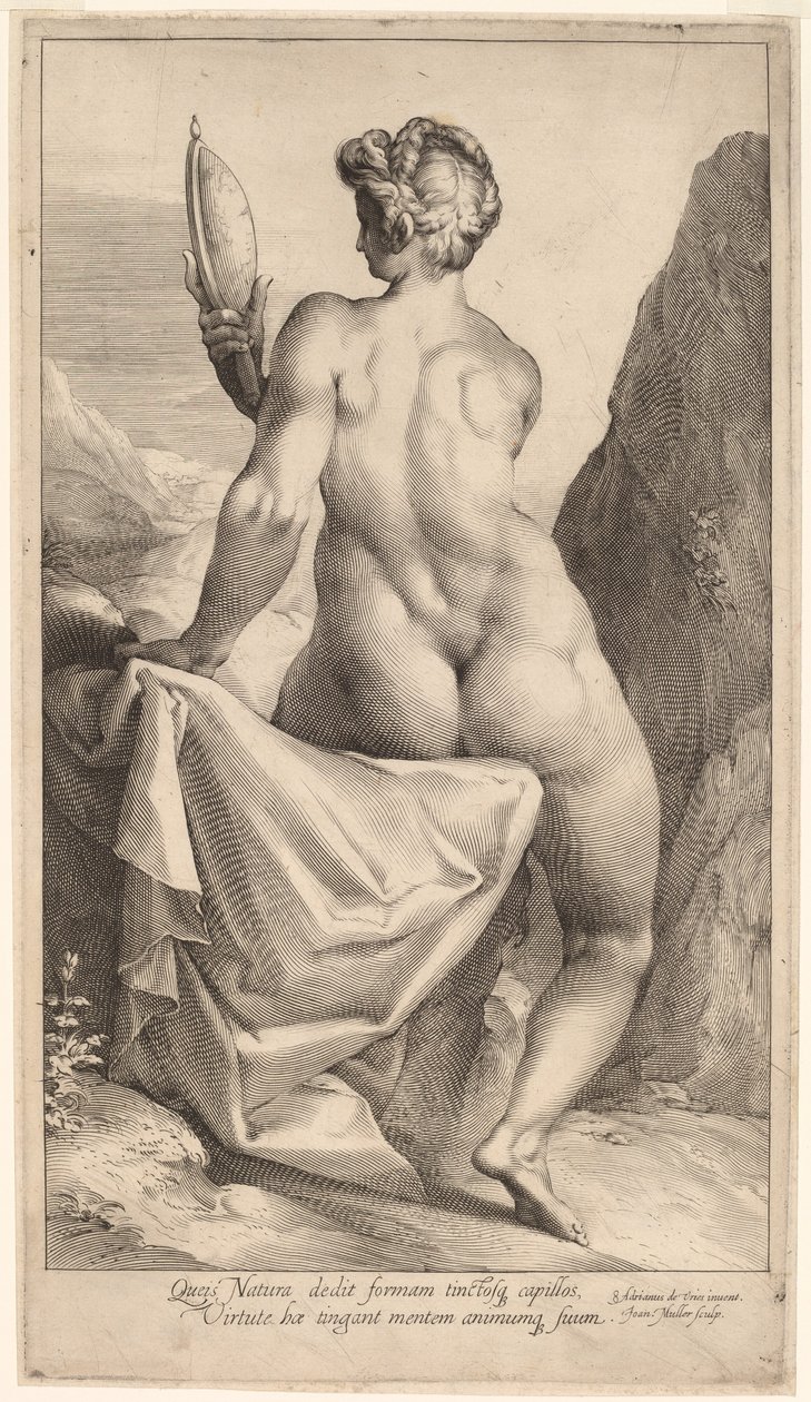 Prudence - Jan Muller, after Adriaen de Vries