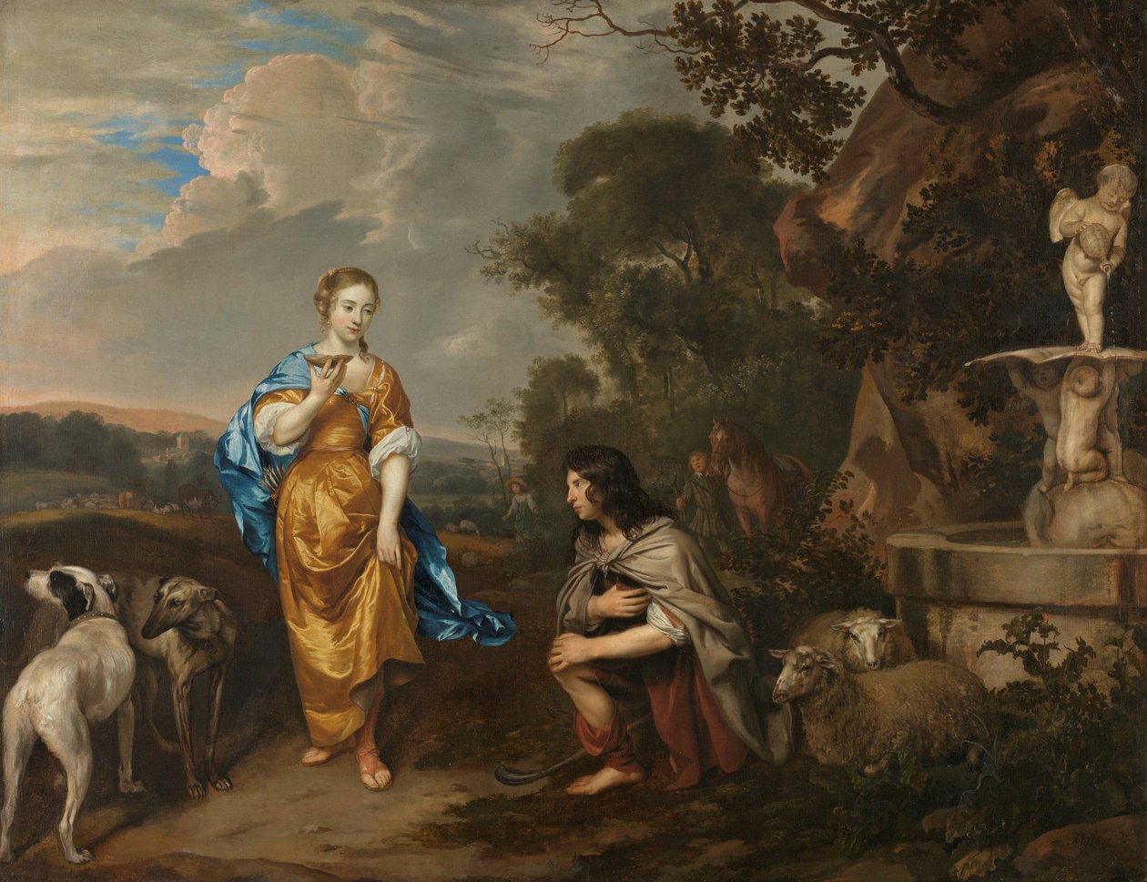 La rencontre de Granida et Daifilo - Jan Mytens or Mijtens
