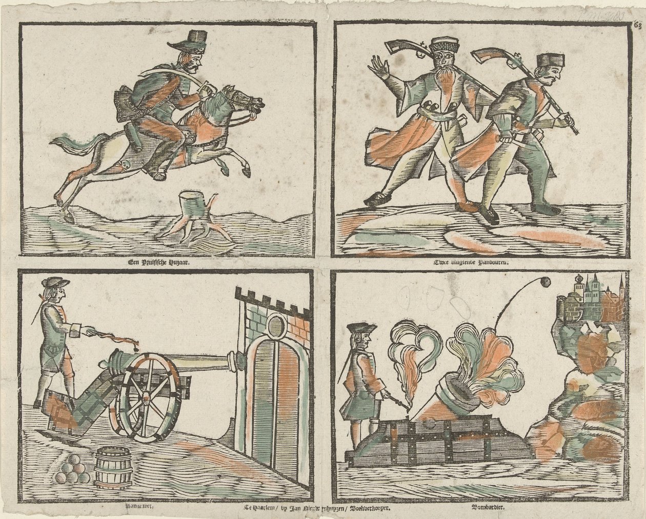 Quatre représentations avec des militaires - Jan Nieuwenhuyzen