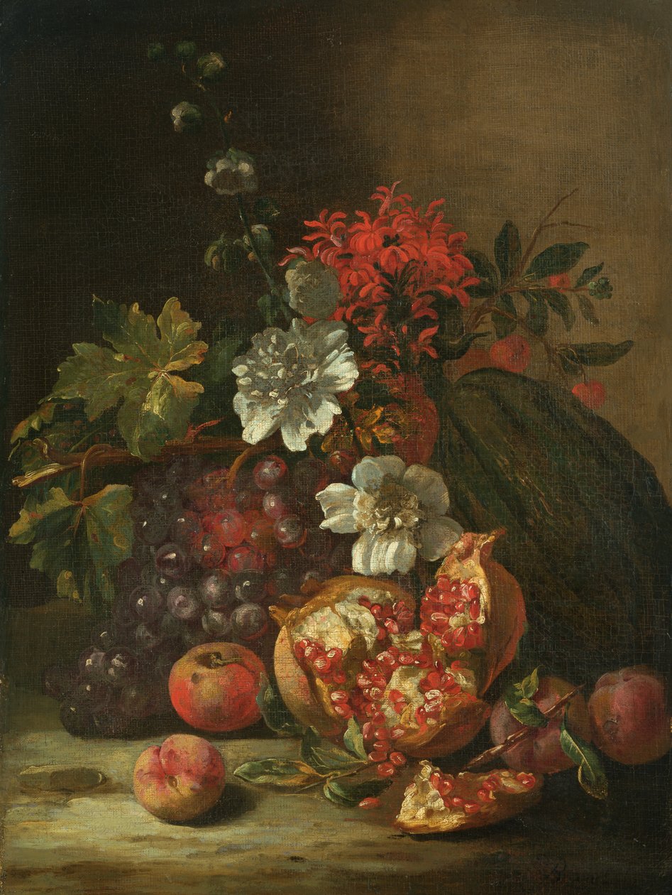 Fruits et fleurs - Jan Peter van the Younger Bredael
